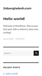 Mobile Screenshot of 24bangladesh.com